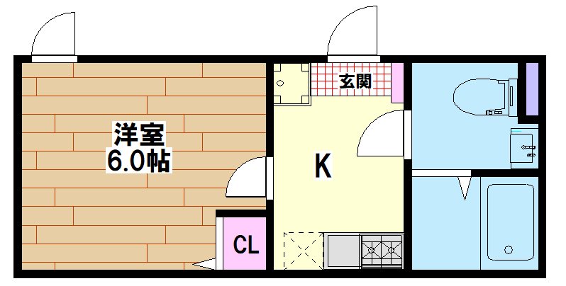 ベルテイン関原 間取り