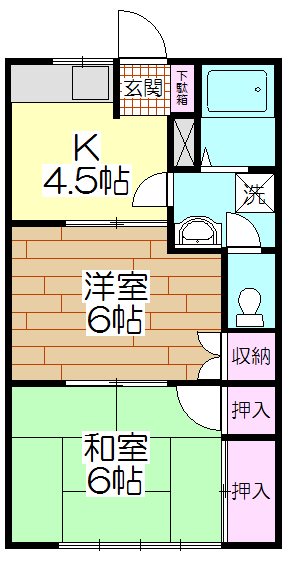 ブライトネスハイム  間取り