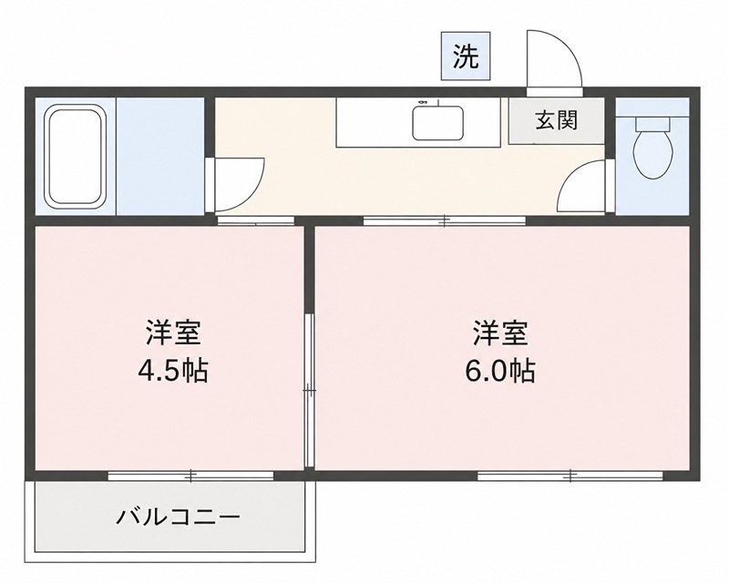 Kハウス谷塚 間取り