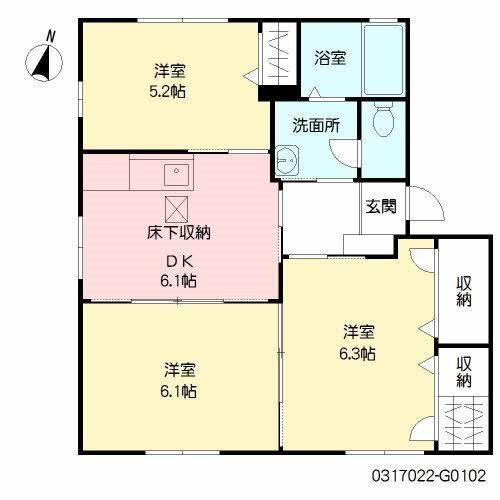 デューク沼口G棟 間取り