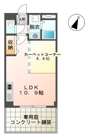 リヴィエール福丸　弐番館 間取り
