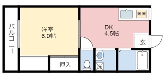 シティライフ知古　D棟 間取り