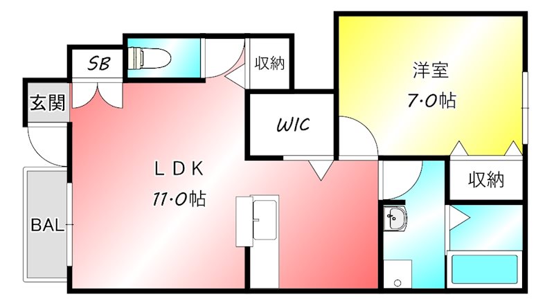 ファミリーヒルズ星ヶ丘Ⅰ 間取り