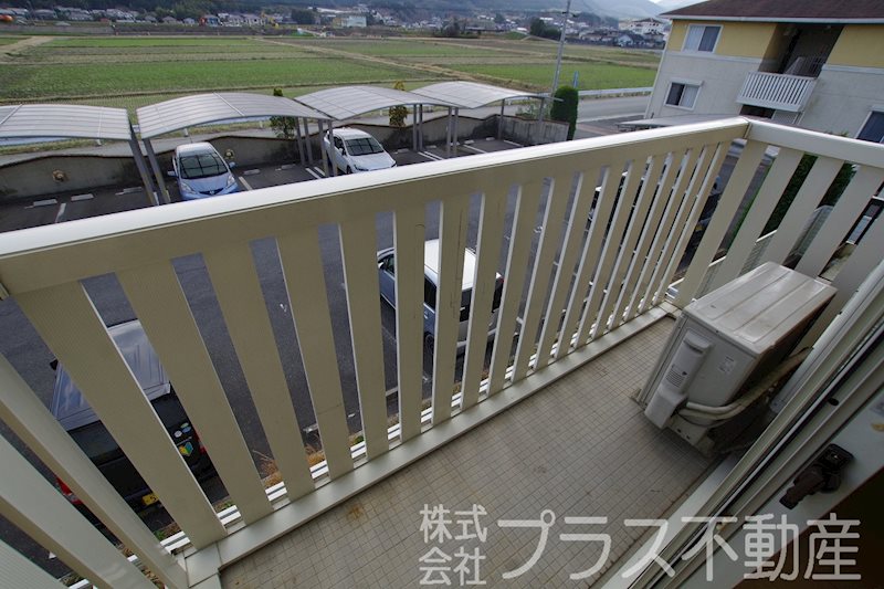 ボヌールコートB棟 ベランダ