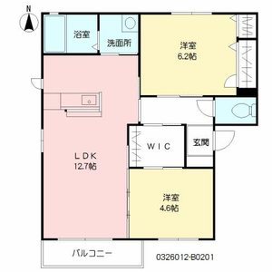 エスポワールT・S　B棟 間取り