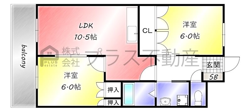 コンフォルテーヴォレⅡ 間取り