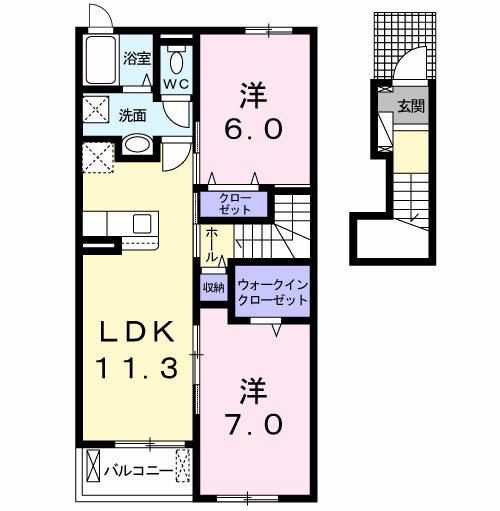 プレザントA 間取り
