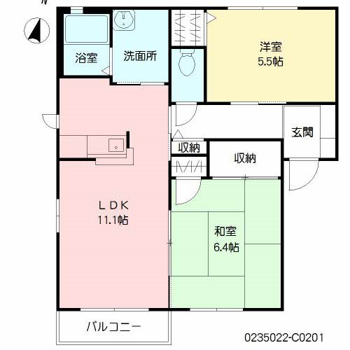アムールⅢ 間取り