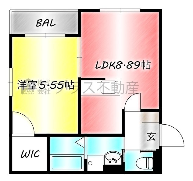 BRAVE BASE 神正町　A 間取り
