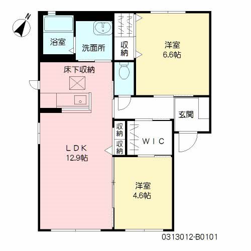 フローラHi　B棟 間取り