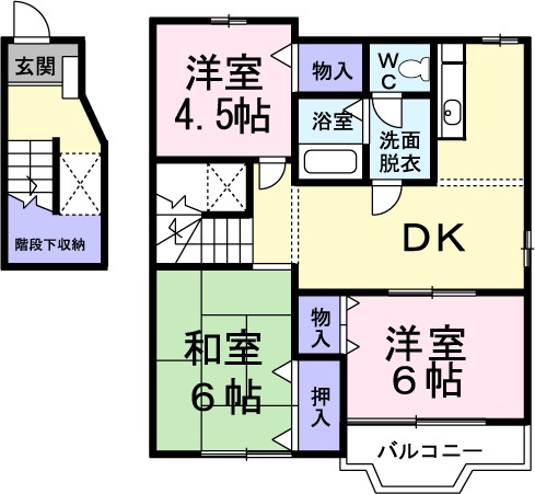 エスポワール茶屋ノ原 間取り