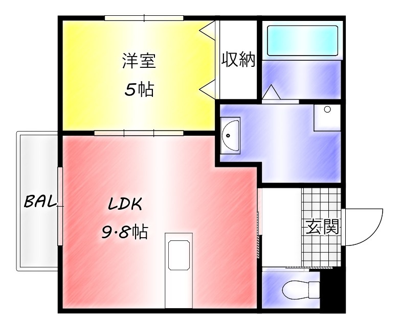 Green　Gables華鞍 間取り