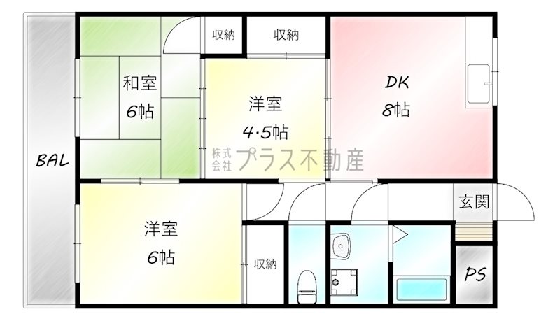 グランシャトー玉川 間取り
