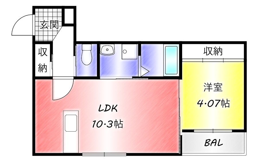 GRAND　COURT　01 間取り
