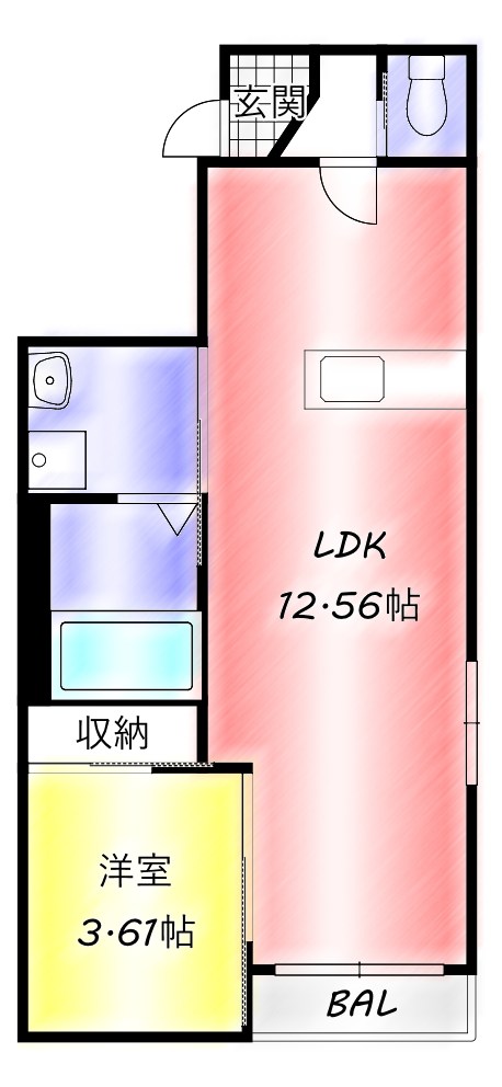 GRAND　COURT　01 間取り