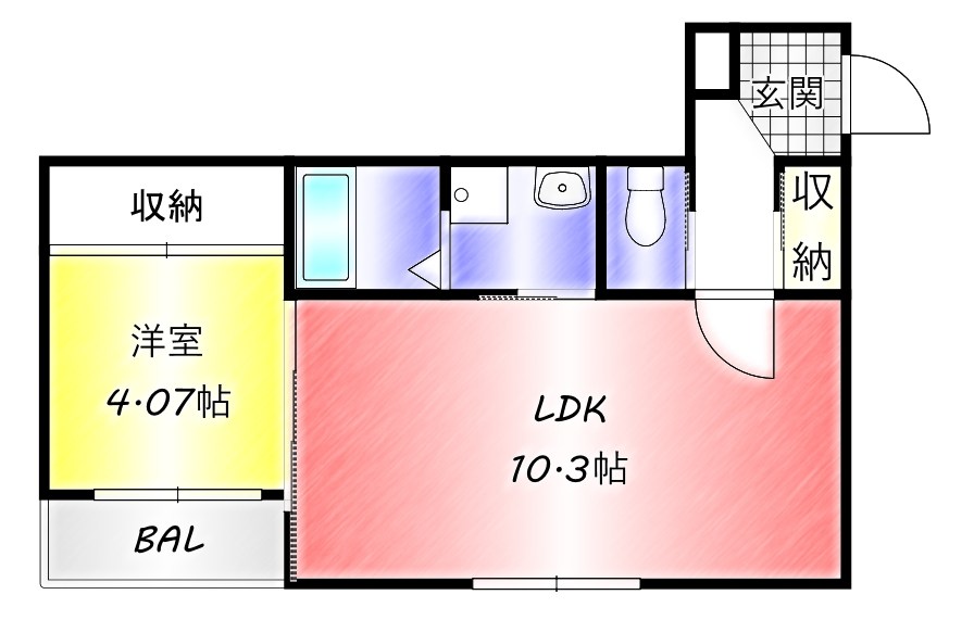 GRAND　COURT　01 間取り