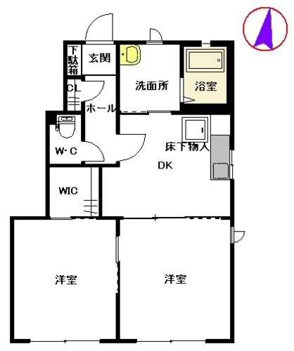 エスポアール愛A棟 間取り