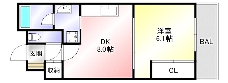 アサート木屋瀬 間取り