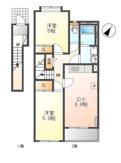 メゾンシャンデレザン 間取り