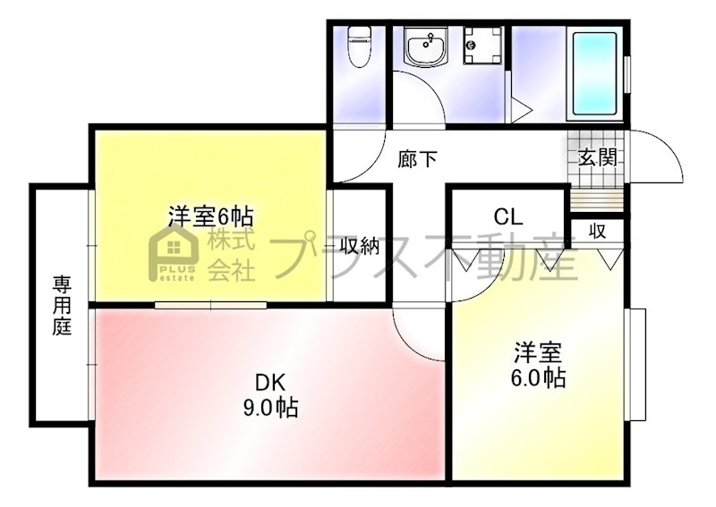 サンビレッジ星ヶ丘　B棟  間取り