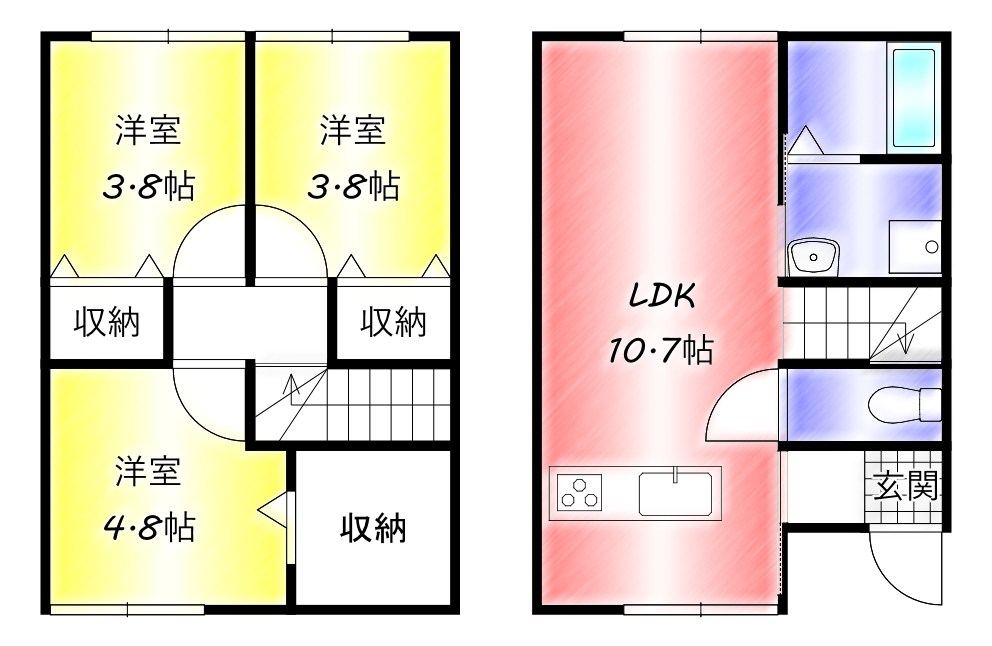 アイナス　C棟 間取り