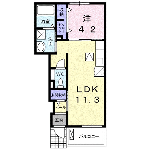 エスペランザ茶屋の原 間取り