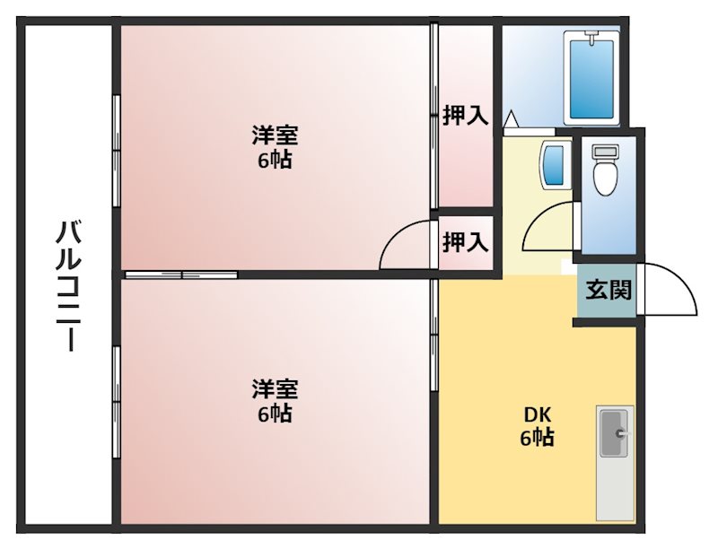 アーバンライフ若宮Ⅱ 間取り