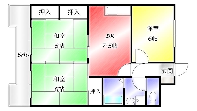 敷田ビル 間取り