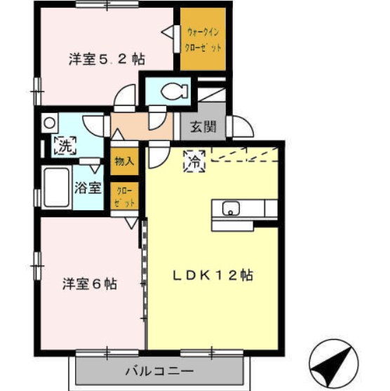 花多来館Ｃ棟 間取り