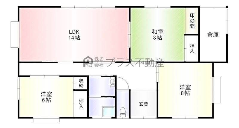 御徳貸家 間取り
