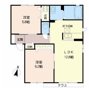 デューク沼口　Ｃ棟 間取り