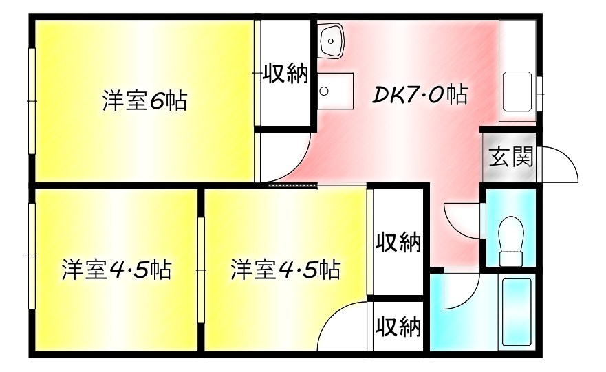 レジアス宮若 間取り
