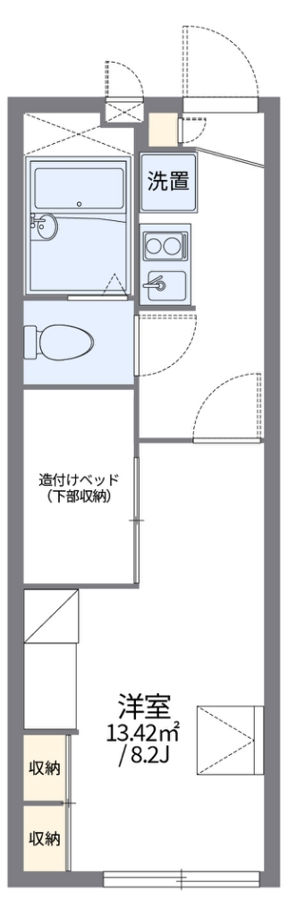 レオパレスマ　シャンテ 間取り
