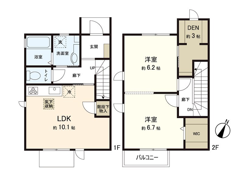 HINO Terrace A号室 間取り