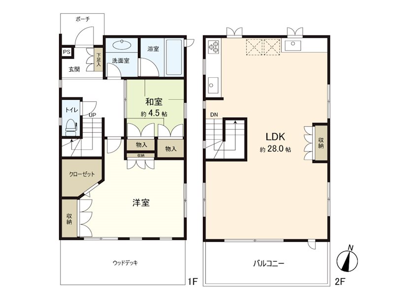 材木座5丁目貸家 間取り