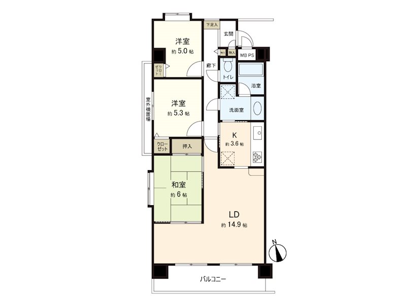 ファミール茅ヶ崎 間取り