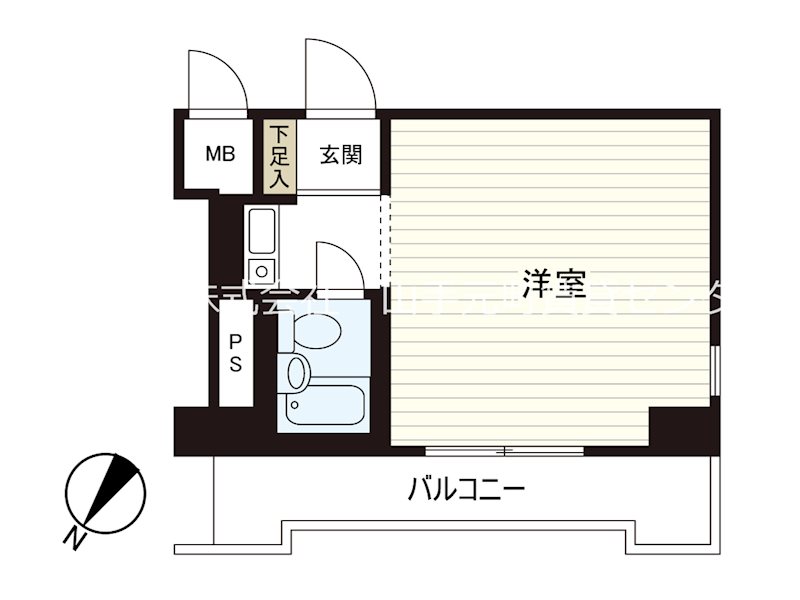 ライオンズマンション横浜大通り公園第２ 701号室 間取り