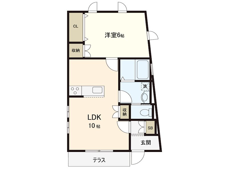 リーフブレイク長谷　 間取り