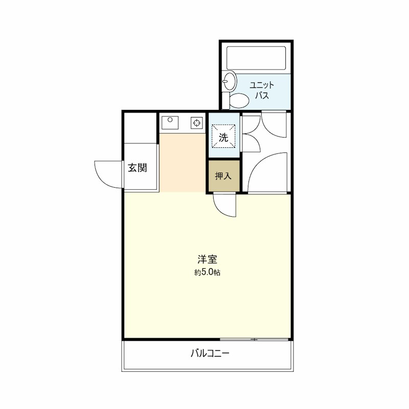 スターハイツ横須賀中央 706号室 間取り