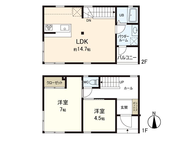 BRUTUS茅ヶ崎 間取り