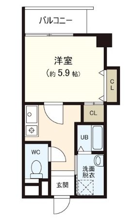 アクアコート金沢八景  403号室 間取り