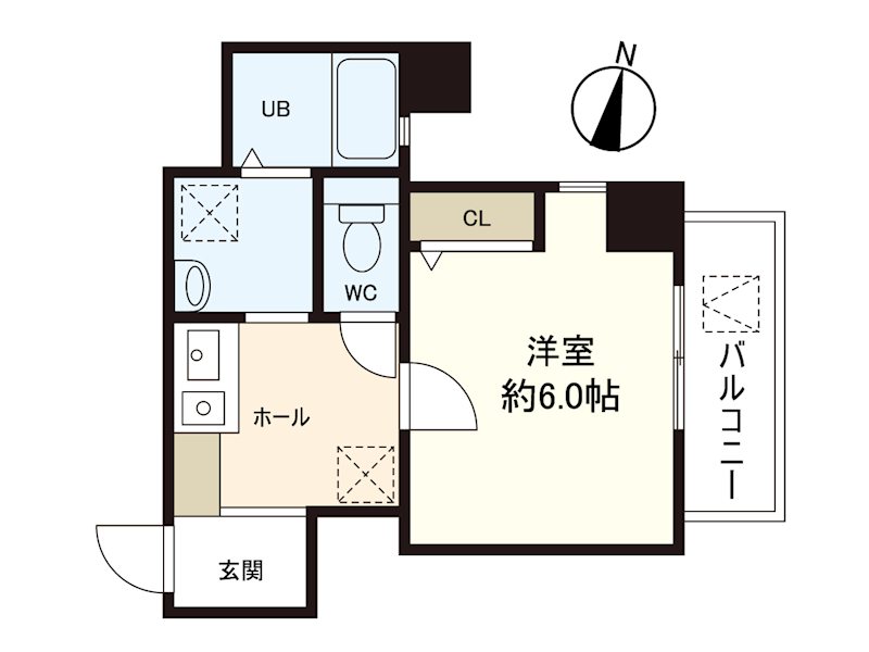 アクアコート金沢八景 404号室 間取り