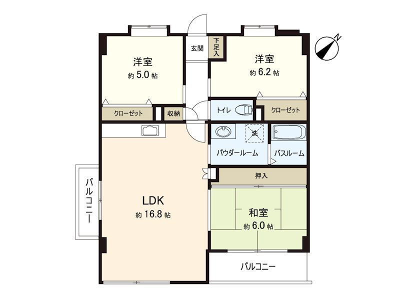 アヴェニュー港南台 間取り