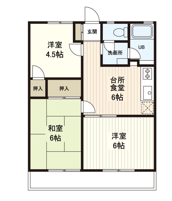 今関(イマゼキハイツ) 間取り