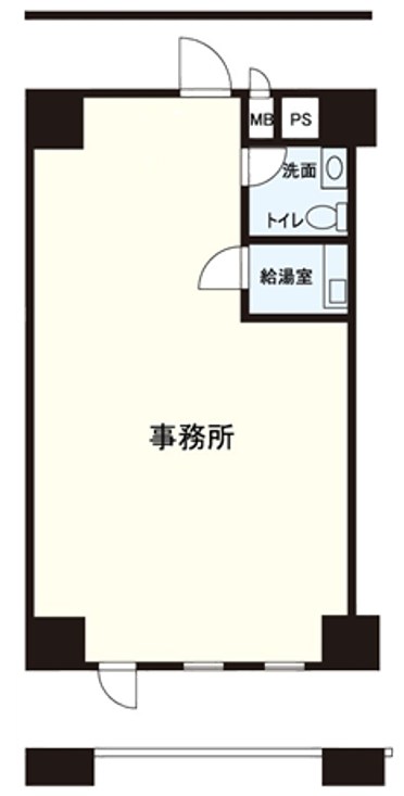 第2ライオンズマンション2階テナント 203号室 間取り