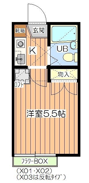 ルーブル国分寺 間取り