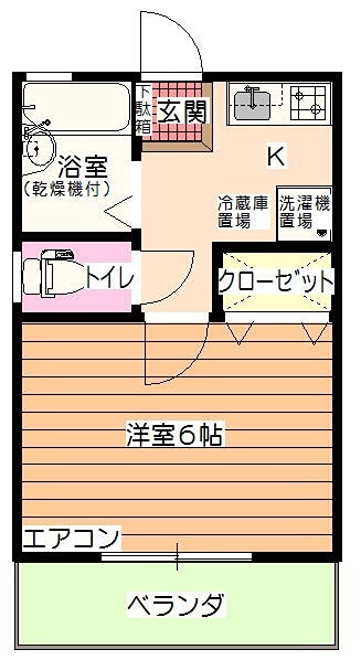 フラットK 間取り