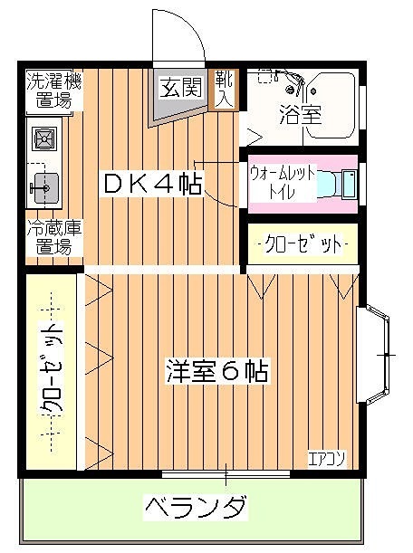 ソレイユ回田 間取り