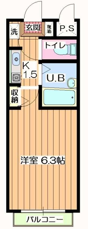 ハーモニ 一ツ橋学園 間取り