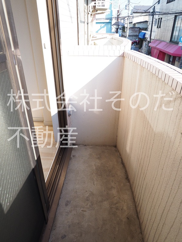 ハーモニ 一ツ橋学園 ベランダ